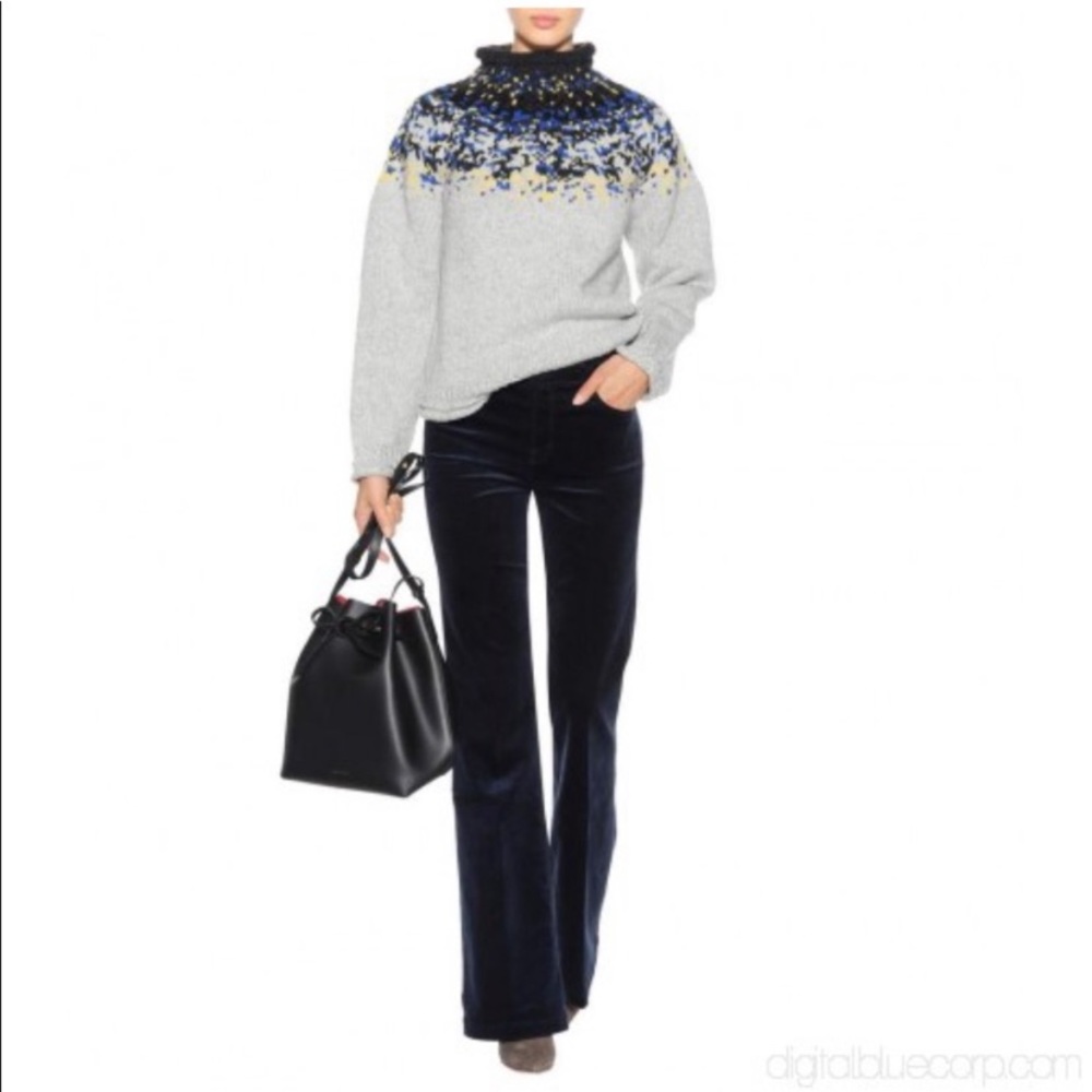 J BRAND Black Velvet “Maria” Flare Jean/Pant